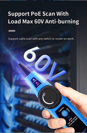 Tester sieci LAN szukacz par przewodów NOYAFA NF-B509