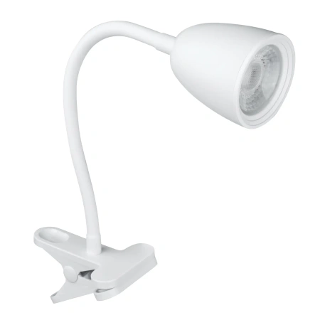 Lampka LED z klipsem biała, 4W, 420lm, 4000 K, zasilanie 230V