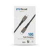Kabel USB-C - USB-C, 100 W, 1,2 m, czarny, Miccell, MIC-005988