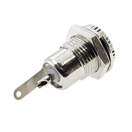 Gniazdo zasilania DC 2.5 przykręcane, metalowe