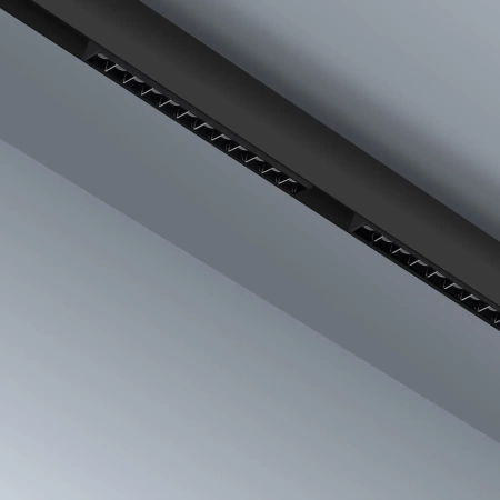 Reflektor szynowy magnetyczny liniowy 12W 960lm 4000K czarny M-LINE