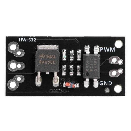 Moduł sterownik PWM - HW-532 - 50A 5-40VDC - MOSFET - opto