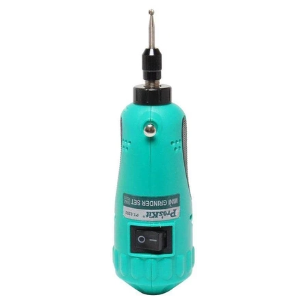 Wiertarka - szlifierka miniaturowa + osprzęt + szablony, Proskit PT-5202F