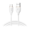 Kabel USB-A - USB-C, 6 A, 1,5 m, biały, Miccell, MIC-003577