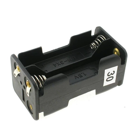 Koszyk baterii AA x4 kwadratowy