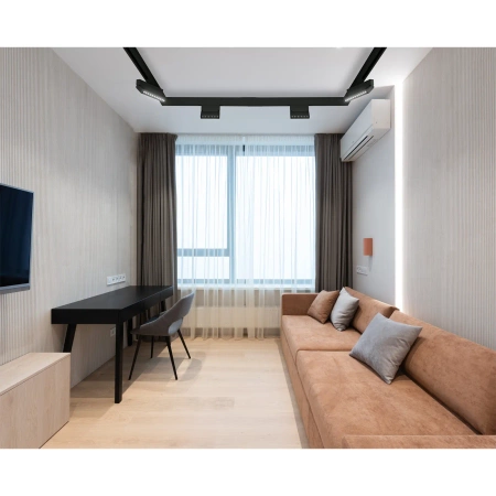 Łącznik kątowy do szyny magnetycznej poziomy natynkowy czarny M-LINE