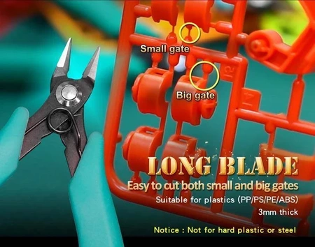 Szczypce PM-200 obcinaczki do plastiku 3mm, 137mm Proskit