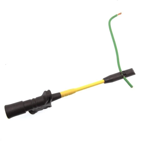 Chwytak igiełkowy 162mm z gniazdem 4mm, czarny