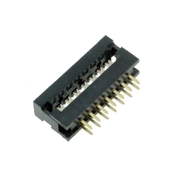 Przejście IDC taśma-PCB 14 styków, raster przewodów 1,27 mm, do wlutowania, Z-LPV14