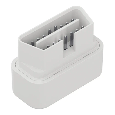 Obudowa OBD MINI z męskim wtykiem, komplet, ABS, jasnoszara, Kradex ZOBD MINI SET J