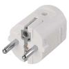 Wtyczka prosta 250 V 16 A FRENCH/SCHUKO, biała, Emos P0034, kod P0034