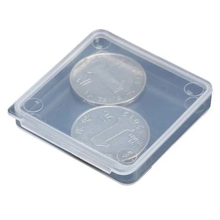 Organizer 4.7x4.7x0.8cm, zamykany pojemnik OR207