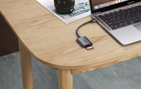 Czytnik kart pamięci USB-C, plug and play, kompaktowy, UGREEN CM401