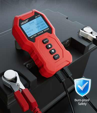 Tester akumulatorów o napięciu 9-35V i pojemności 5-200Ah, Noyafa NF-512