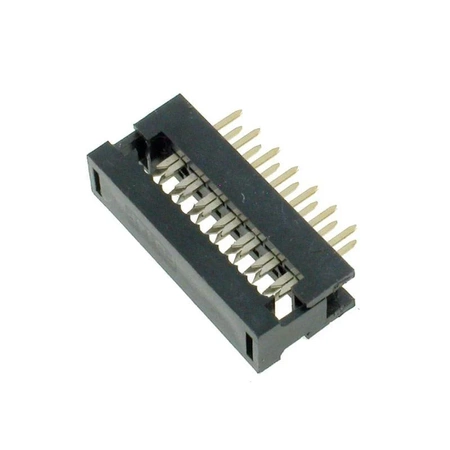 Przejście IDC taśma-PCB 14 styków, raster przewodów 1,27 mm, do wlutowania, Z-LPV14