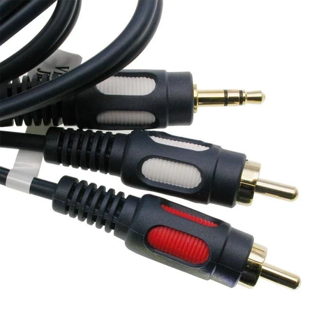 Kabel jack 3.5 stereo - 2x RCA 2.5m