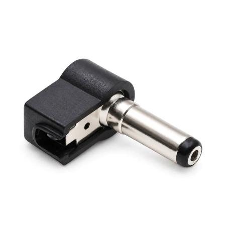 Wtyk zasilający DC 2,1/5,5/14 mm kątowy, na kabel, Vitalco