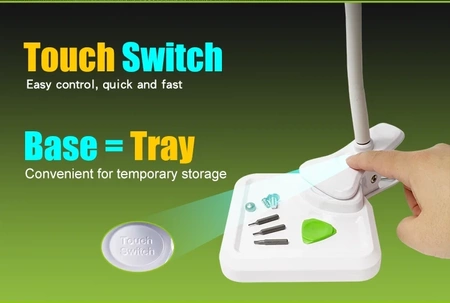 Lupa stołowa z podświetlaniem MA-1010U LED 5V/2.5W USB Proskit