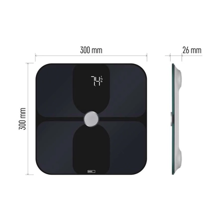 Waga łazienkowa GoSmart EMOS EV112