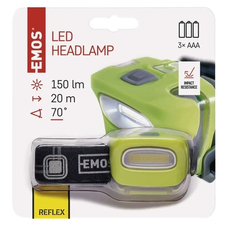 Latarka czołowa LED, 2 W, 140 lm, dioda COB, EMOS P3528
