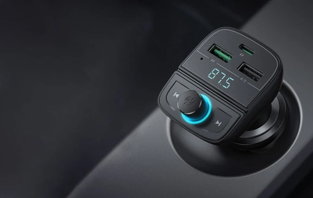 Transmiter FM, Bluetooth 5.0, USB QC 3.0, USB-C PD, microSD CD229 UGREEN