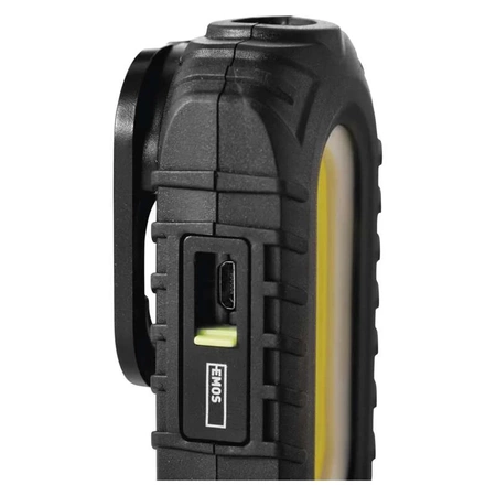 Lampa warsztatowa LED 5W COB +3W LED, 400lm, 2000mAh ładowalna
