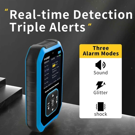 Licznik Geigera GC-01, max 10000 μSv/h, FNIRSI