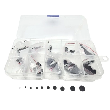 Zestaw 500szt gumek do pilotów od 1.5mm do 8mm