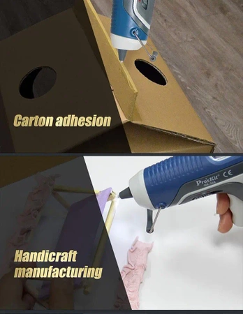 Pistolet do kleju na gorąco Proskit GK-368 bezprzewodowy, sztyfty 7mm