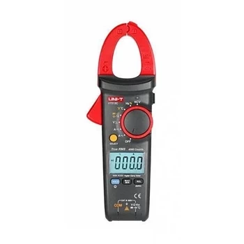 Miernik cęgowy Uni-T UT-213C, 400 A AC/DC, szczęki 30 mm, True RMS, NCV, temperatura