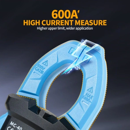 Multimetr cęgowy AC 600A True RMS FNIRSI MC40