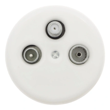 Natynkowe gniazdo TV/SAT ceramiczne białe Ceramic Loft