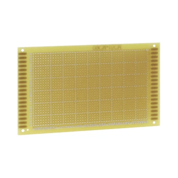 Płytka uniwersalna 9 x 15 cm, jednostronna, raster 2,54 mm, żółta, PU13
