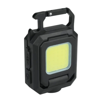 Latarka LED z otwieraczem - magnes, podstawka i zawieszka - brelok LED 225lm 1000mAh - DPM SP0103