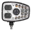 Reflektor drogowy LED samochodowy, 5 funkcji: pozycyjne, drogowe, mijania, DRL, kierunkowskaz, strona lewa, L3430