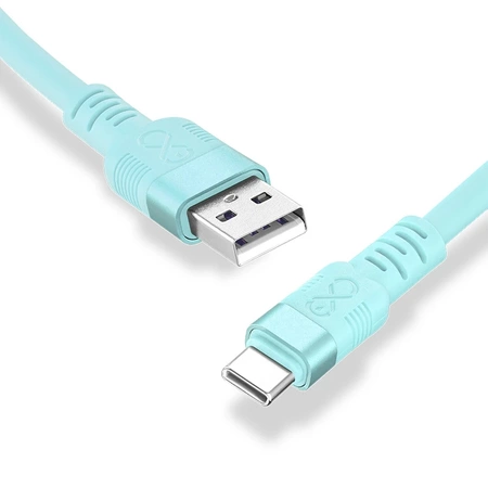 Kabel USB do USB-C 2m, eXc WHIPPY Pro 60W pastelowy