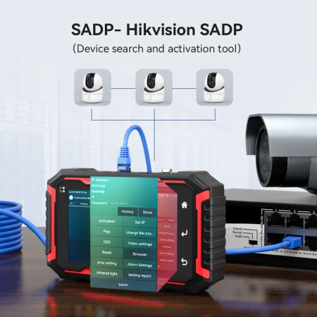Tester CCTV IP Noyafa NF-IPC725 – zaawansowane narzędzie do instalacji i diagnostyki monitoringu