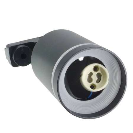 Reflektor szynowy z gniazdem GU10, model RING 70mm czarny