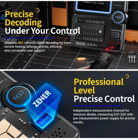 Tester elementów FNIRSI LCR-P1