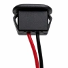 Gniazdo USB-C panelowe na zatrzask, zasilanie 5 V, 2 przewody 10 cm z wtykiem JST PH 2,0 mm, czarne