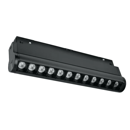 Reflektor szynowy magnetyczny liniowy regulowany 12W czarny M-LINE