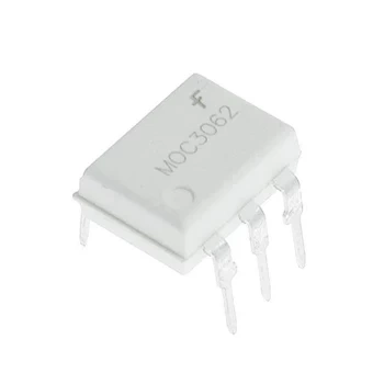 MOC3062 - optotriak 600 V, prąd wyzwalania 10 mA, z wykrywaniem przejścia przez zero, DIP-6