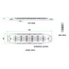 Lampa błyskowa LED do pojazdu, SLIM, 18W, 6 LED, światło pomarańczowe, R65 R10, 12V/24V, LW0038
