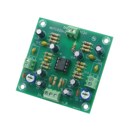 Przedwzmacniacz mikrofonowy stereo - KIT AVT 1033