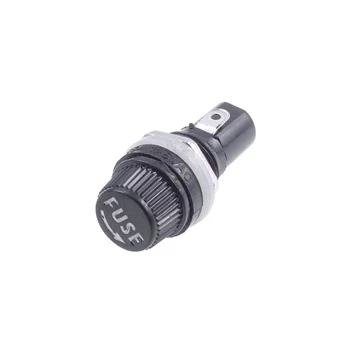 Oprawka bezpiecznika 5 × 20 mm panelowa 10 A 250 V z wkładką wkręcaną