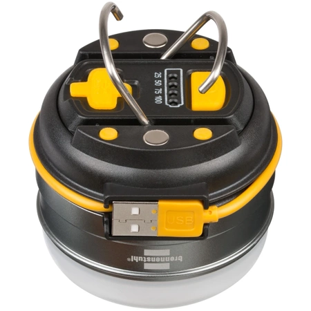 Lampa kempingowa LED, na taras, na balkon. Zapasowe źródło światła 350lm, USB, Brennenstuhl OLI 0300A