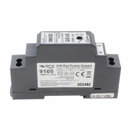 Zasilacz na szynę DIN 12V 15W 1.25A IP20