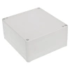 Obudowa hermetyczna z uszczelką do elektroniki 115,4 × 125,3 × 58,1 mm PS jasnoszary KRADEX Z59JH