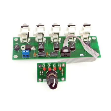 Selektor wejść audio z przełącznikiem obrotowym - KIT AVT 5796