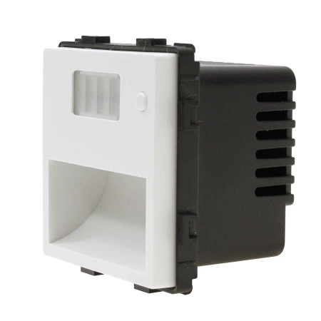 Moduł - Lampka schodowa podłogowa z czujką ruchu - biały - Tawoia Glass